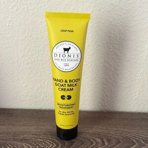 ❤️$9 NWT Dionis Crisp Pear Hand & Body Goat Milk Cream